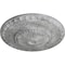 Ekena Millwork Lyon Ceiling Medallion (Fits Canopies up to 3 5/8"), 23 1/2"OD x 3 1/4"P, Ultra Pure White Crackle CM23LYUWC - alternate 3